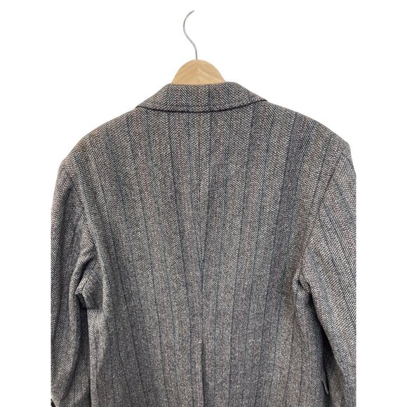 Pendleton Vintage 80's Gray Wool Tweed Blazer - Picture 7 of 9